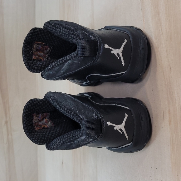 Nike Air Jordan 10 Retro GS Black Suede/Leather Vintage Sneakers 050406 - Picture 5 of 10